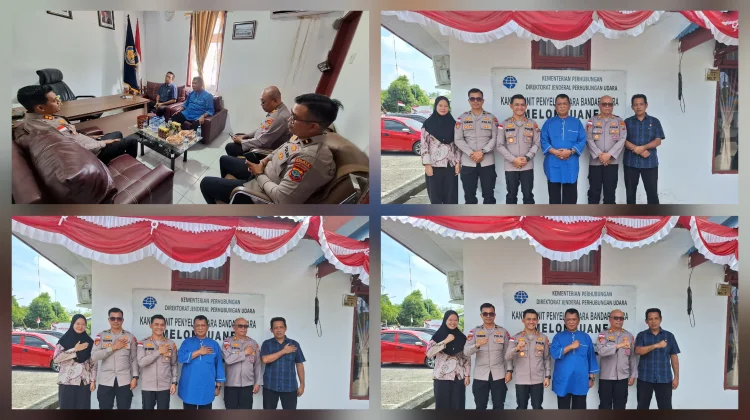 Kabandara Melonguane Sambut Hangat Kunjungan Kapolres , Sinergisitas Diperkuat