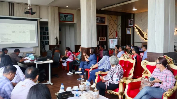 Sekda Kepulauan Talaud Koordinasikan Alokasi Anggaran Bersama SKPD