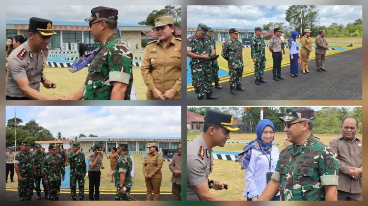 Kapolres Kepulauan Talaud Sambut Kunjungan Kerja Pangdam XIII/Merdeka