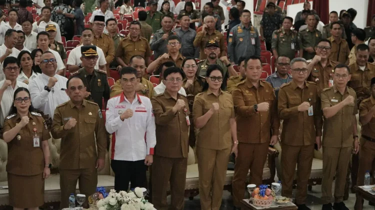 Bupati Talaud Hadiri Pelantikan DPD FORLINMAS Sulut