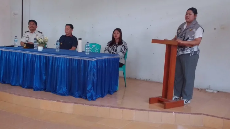 Wakil Bupati Talaud Tinjau Desa Binaan Imigrasi di Bowombaru