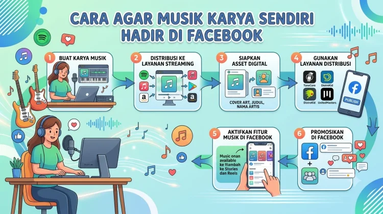 Cara agar Musik Karya Sendiri Hadir di Facebook
