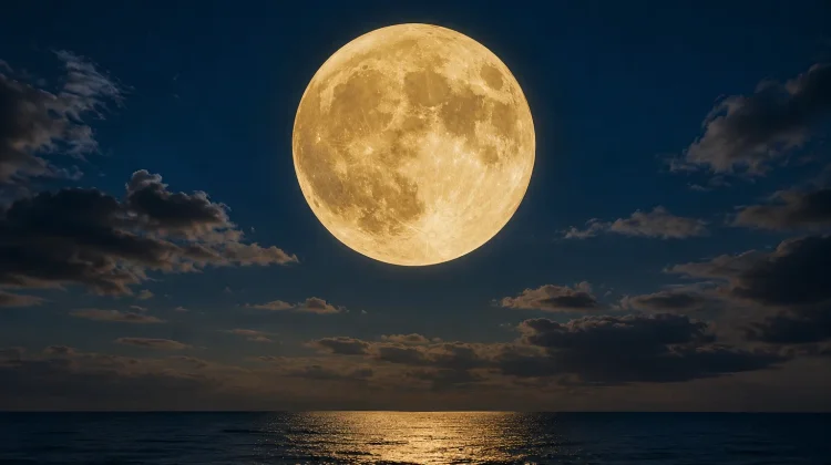 Bulan Purnama Hiasi Langit Agustus