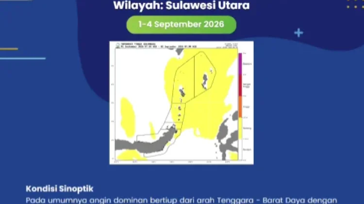 Gelombang Tinggi Berpotensi Terjadi di Talaud