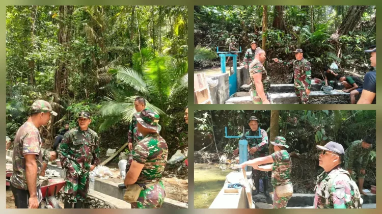 TNI AD Tinjau Pembangunan PLTMH Karya Bakti Skala Besar di Talaud