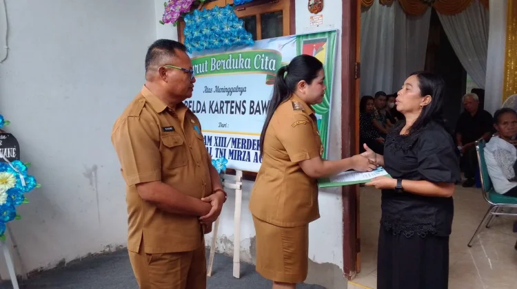 Wabup Talaud Sampaikan Duka Cita atas Meninggalnya Pelda Kartens Bawiling