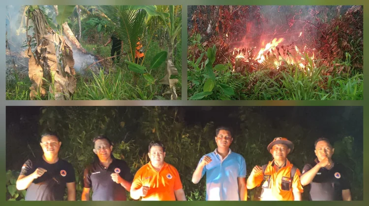 Karhutla 4 Hektare di Talaud Diduga Dipicu Puntung Rokok
