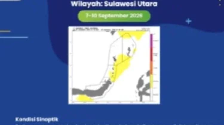 Gelombang Laut hingga 2,5 Meter Ancam Perairan Sulut