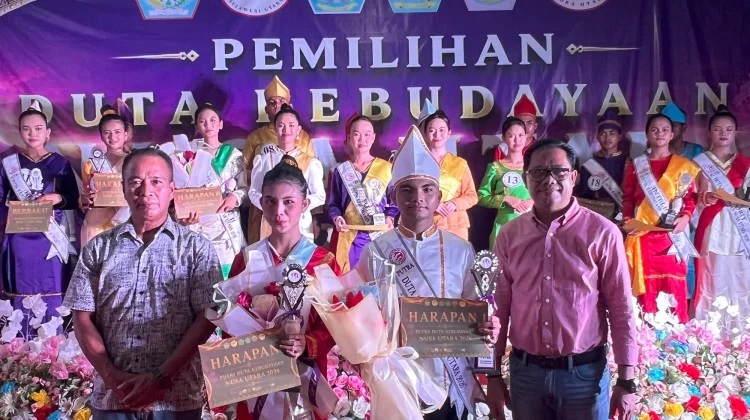 Josep Januardo Eris Raih Putra Harapan 1 Duta Kebudayaan Nusa Utara 2026