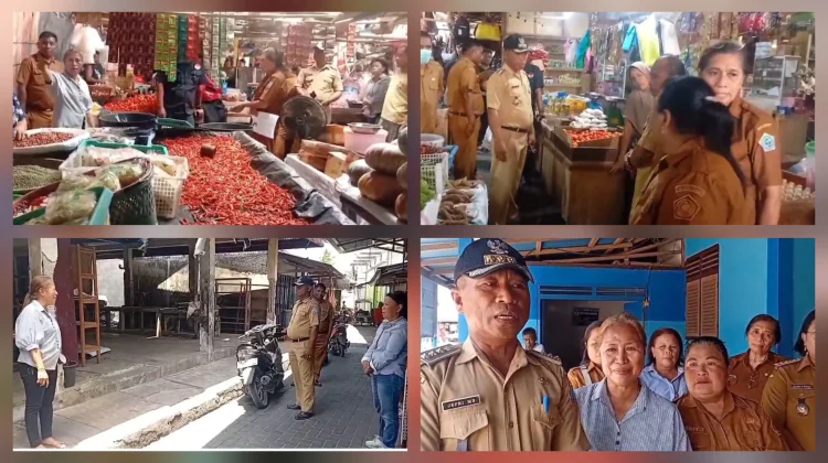 Pemerintah Kecamatan Lirung dan Disperindag Talaud Tertibkan Pasar