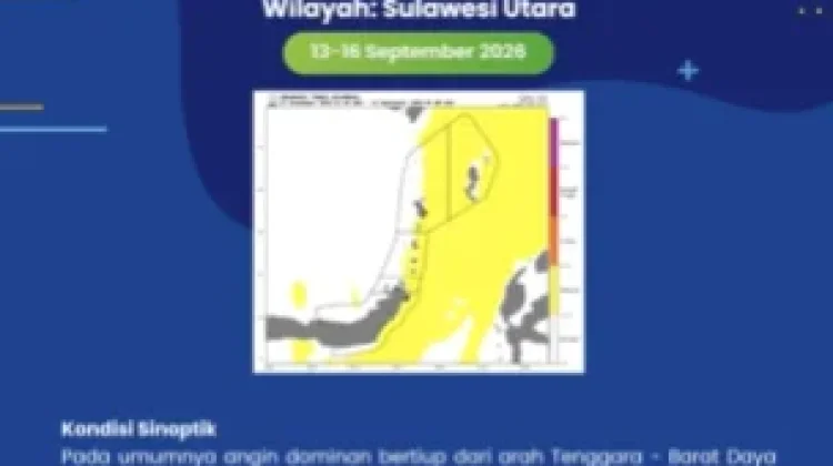 Gelombang hingga 2,5 Meter Berpotensi Terjadi di Perairan Talaud