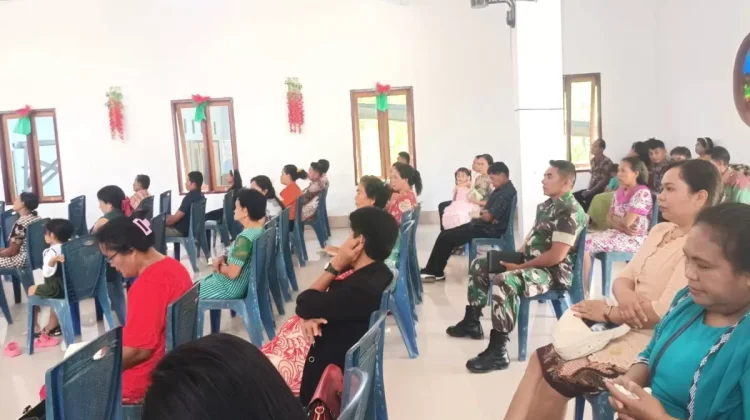 Babinsa Koramil Beo Ibadah Bersama Jemaat El-Betel Rusoh