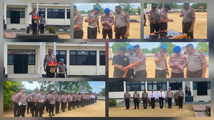 Sikat Judi Online dan Pinjol, Propam Razia Ponsel Personel Polres Talaud