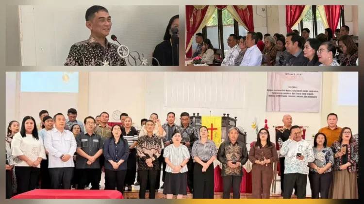 Bupati Talaud Ajak Masyarakat Lirung Mengandalkan Tuhan
