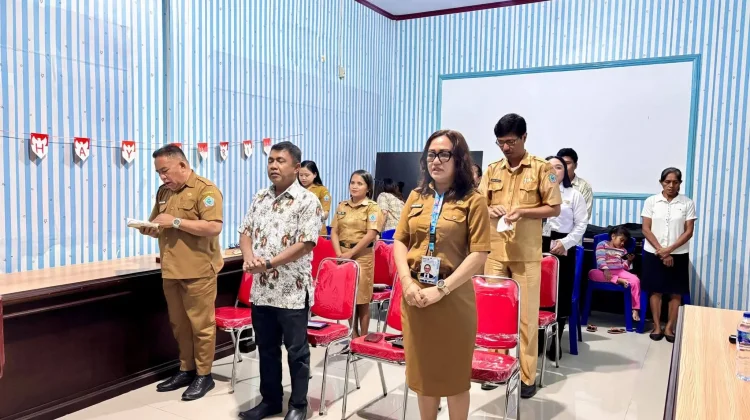 Ibadah Rutin Kominfo Talaud Perkuat Iman dan Komitmen Pelayanan