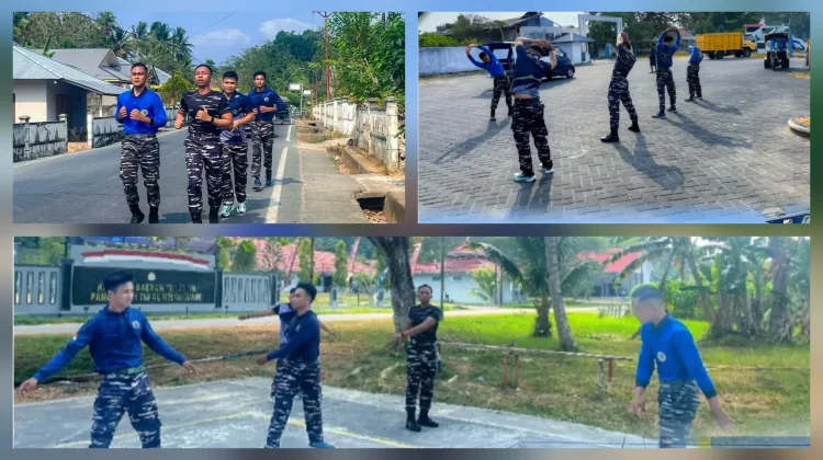 Tradisi Penjemputan Perwira Remaja Lanal Melonguane Berlangsung Khidmat