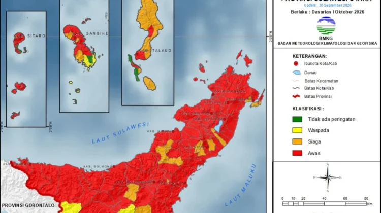 Daerah Talaud Berstatus Waspada Kekeringan Meteorologis