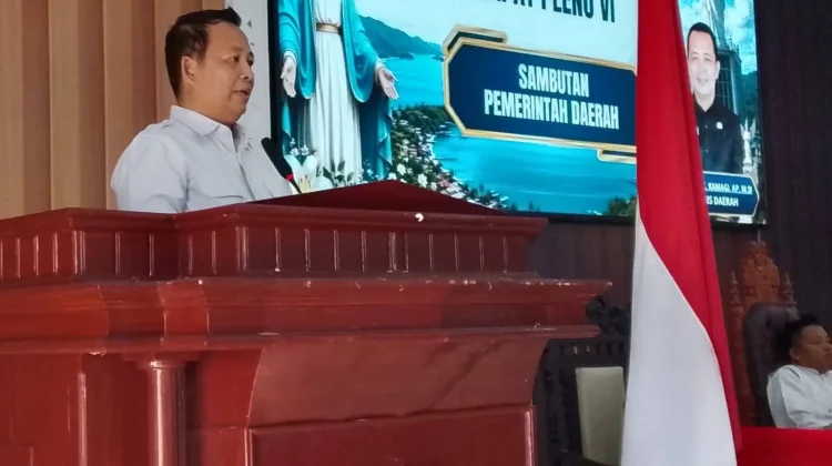Sekda Talaud Buka Rapat Pleno VI WKRI Se-Keuskupan Manado