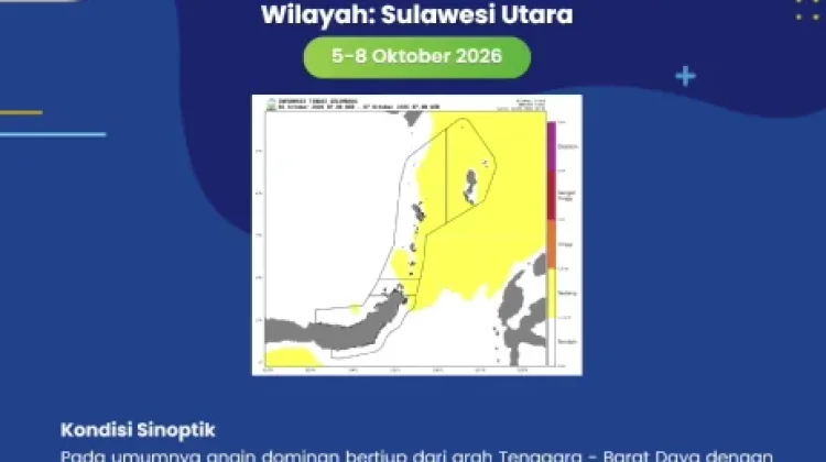 Gelombang 2,5 Meter Berpotensi Terjadi di Perairan Talaud