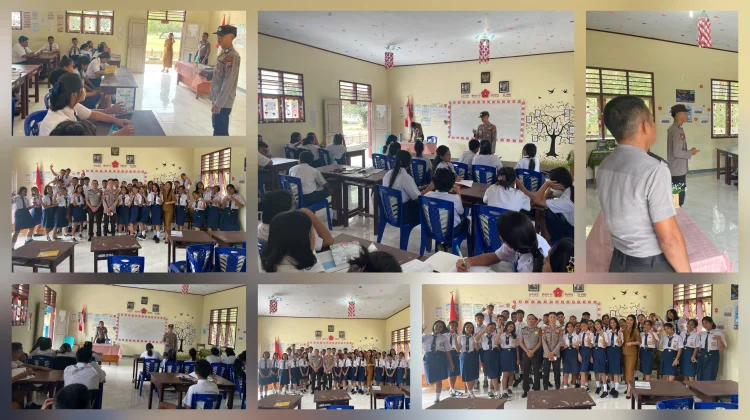 Polsek Gemeh Sosialisasi Penerimaan SMA Taruna Kemala Bhayangkara