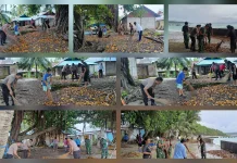 Sinergi Lintas Sektor Bersihkan Pantai Karatung Kecamatan Nanusa