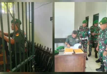 WS Dandim 1312/Talaud Laksanakan Pemeriksaan Gudang Senjata