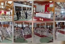 Gashuku dan Kenaikan Sabuk 115 Kohai Lemkari Talaud