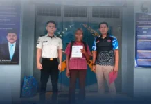 Satu WBP Lapas Lirung Terima Pembebasan Bersyarat