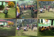 Karya Bakti Gerakan Indonesia Asri di Kecamatan Moronge