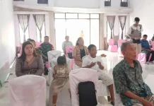 Babinsa Jamin Keamanan Ibadah Minggu Jemaat Gereja Pantuge