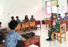 Babinsa Sampaikan Nasihet Penting Kepada Pelajar