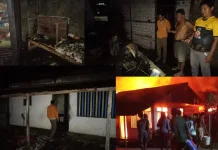 Rumah Lansia di Desa Riung Hangus Terbakar Api
