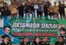 Kejari Talaud Edukasi Siswa SMAN 1 Rainis Kenali Hukum