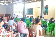 Babinsa Kabaruan Lakukan Pengamanan Ibadah Gereja