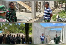 Dandim Talaud Tinjau Langsung Proyek KDKMP, Pastikan Tuntas