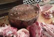Daging B2 naik di Pasar Melonguane