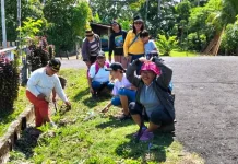 Pemerintah dan Masyarakat Kecamatan Damau Gelar Kerja Bakti