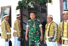 Babinsa Bantu Pengamanan Ibadah Gereja Penuh Khidmat