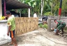 Babinsa Bersama Masyarakat Wujudkan Lingkungan ASRI