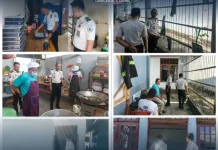 Lapas Lirung Lakukan Kontrol Area Blok hingga Dapur