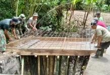Pembangunan Jembatan Perintis Garuda di Kalsel Terus Dikebut