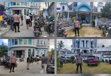 Polsek Melonguane Patroli Presisi Amankan Ibadah Jumat Agung