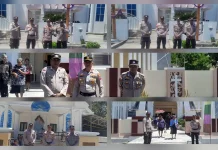 Pengamanan Jumat Agung Polsek Gemeh Berjalan Aman Kondusif