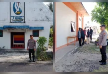 Polsek Nanusa Amankan Ibadah Jumat Agung di Karatung