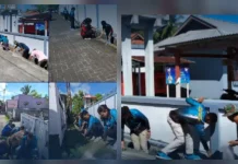 HBP Ke-62: Lapas Lirung Gelar Bakti Sosial Bersih Lingkungan