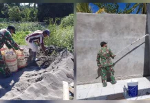 Babinsa Akselerasi Pembangunan Koperasi Merah Putih Beo Timur
