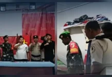 Lapas Lirung Gandeng TNI-Polri Gelar Razia Blok Hunian