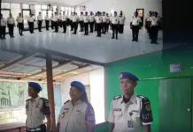 Pegawai Lapas Lirung Ikuti Pengukuhan Tim Satopspatnal Virtual