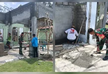 Babinsa Serda Marten Hariawang Bantu Percepatan Pembangunan Koramil