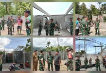 Brigjen TNI Saptono Tinjau Progres Pembangunan KDKMP Talaud